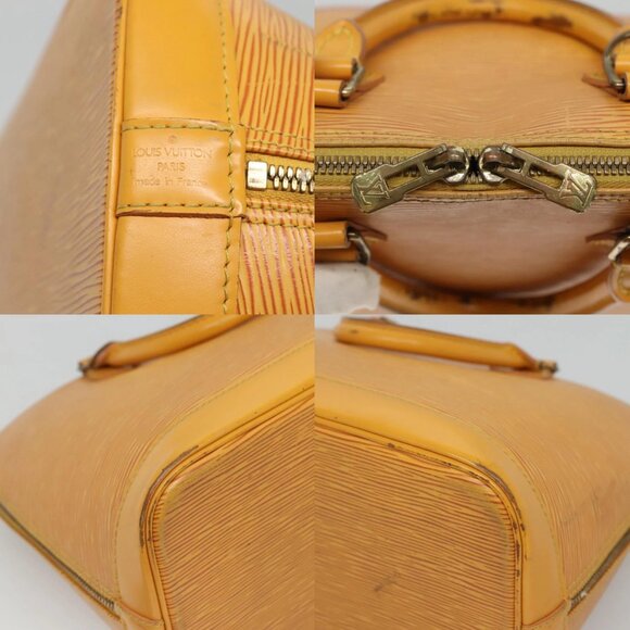 LOUIS VUITTON Epi Alma Hand Bag Yellow M52149 LV Auth 116021 - Picture 16 of 16